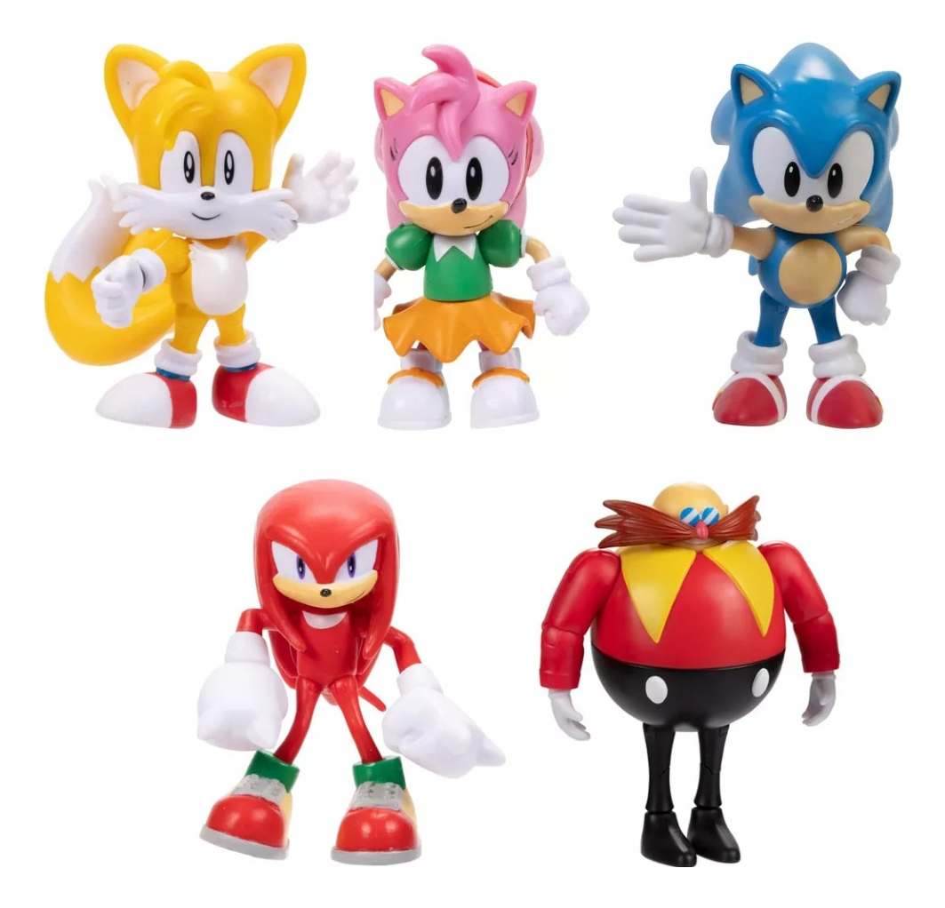 Sonic Figura de Acción pack de 4 (AMY)
