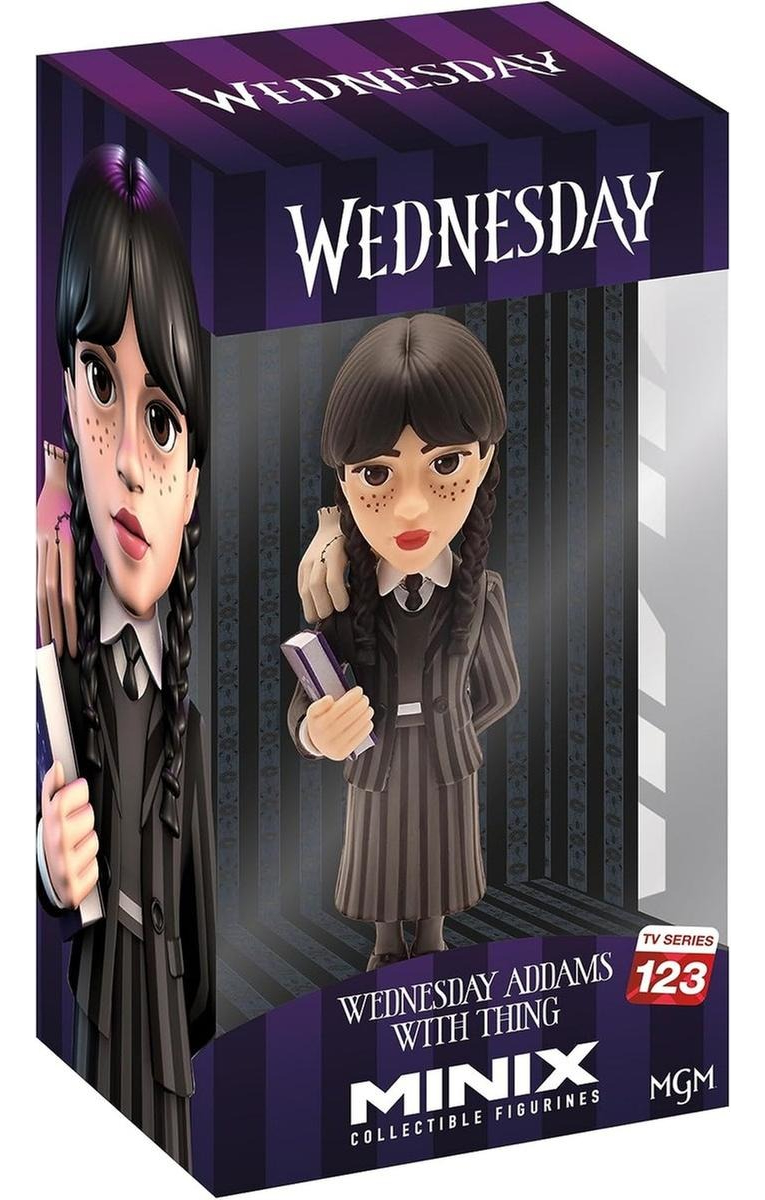 Figura Merlina Wednesday Addams Minix Series 123 12cm