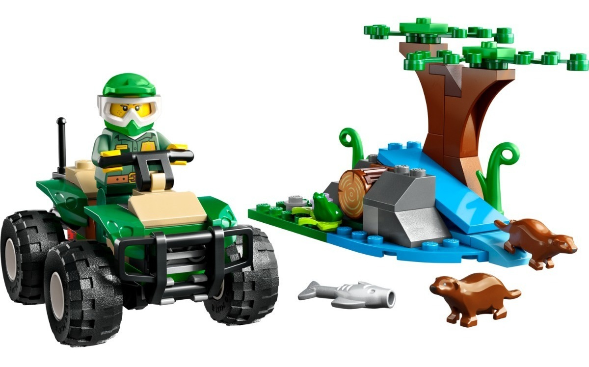 Lego® City - Moto De Policía Y Coche A La Fuga (60392) Cantidad de piezas 59